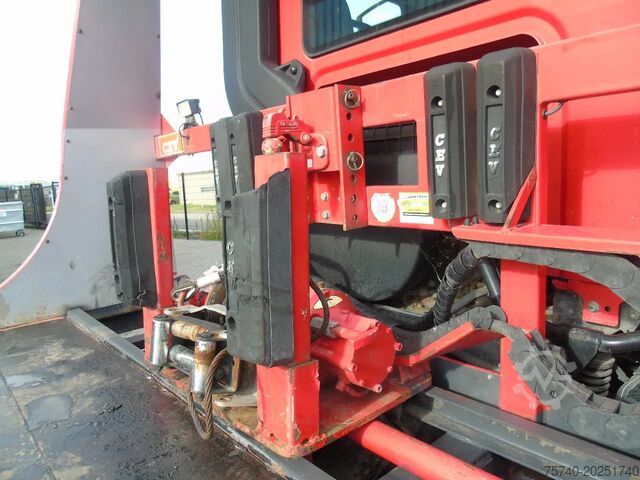 Transporteur de voitures DAF CF 85.410 + EURO 5 + HYDRO RAMPS + 6X2 + RETARDER