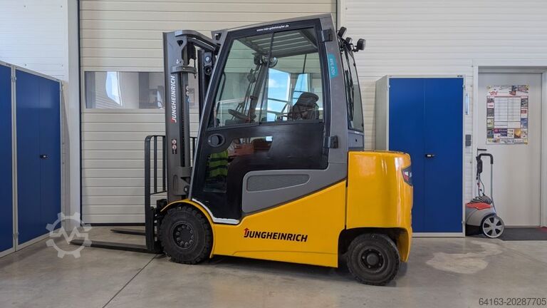 رافعة شوكية كهربائية ذات 4 عجلات Jungheinrich EFG S50s Zinkenverstellgerät, Waage