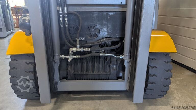 رافعة شوكية كهربائية ذات 4 عجلات Jungheinrich EFG S50s Zinkenverstellgerät, Waage