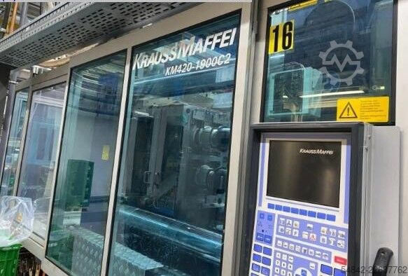 Mesin acuan suntikan KraussMaffei KM 420-1900 C2