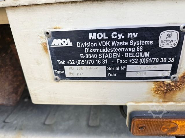 Skraldevogn MERCEDES-BENZ 1830 Econic Müllwagen, 2 Kammern