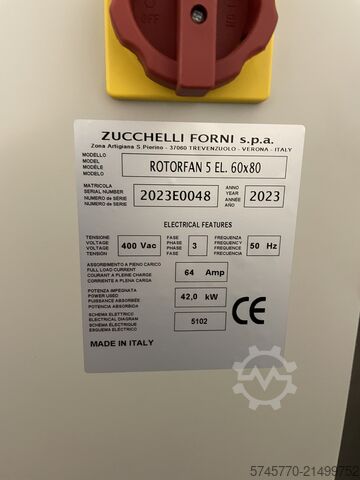 دوار صناعي أربع ZUCCHELLI FORNI ROTORFAN 5 EL.