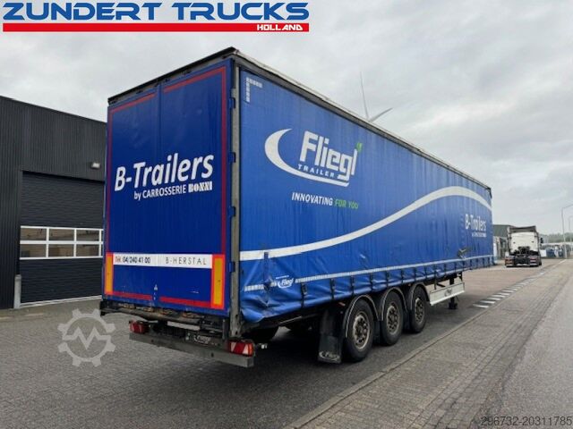 Bâches coulissantes Fliegl 3 AS SCHUIFZEILEN TRAILER, LIFT AXLE