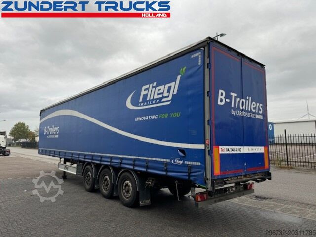 Bâches coulissantes Fliegl 3 AS SCHUIFZEILEN TRAILER, LIFT AXLE