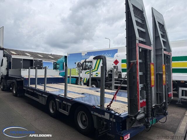Semi low loader Schwarzmuller F-SERIE 1060 cm, Rampen, Lier, gestuurde naloop...