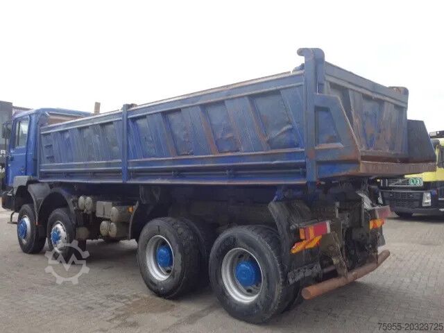 3-stranski nakladalnik MAN 35.414 8x8 meiller kipper manual diesel pomp