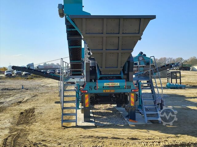 Equipamento de britagem/planta de britagem móvel Constmach Mobile Crushing Plant Mobile Vertical Shaft Impact Crusher V70