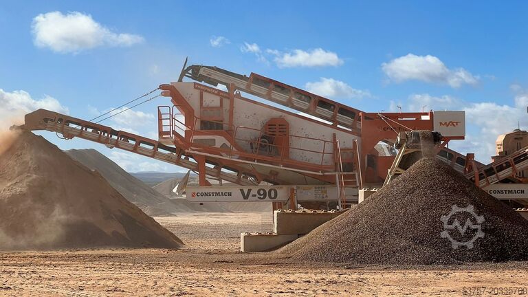 Equipamento de britagem/planta de britagem móvel Constmach Mobile Crushing Plant Mobile Vertical Impact Crushing Plant