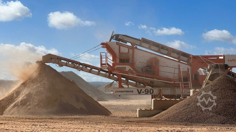 Equipamento de britagem/planta de britagem móvel Constmach Mobile Crushing Plant Mobile Vertical Impact Crushing Plant