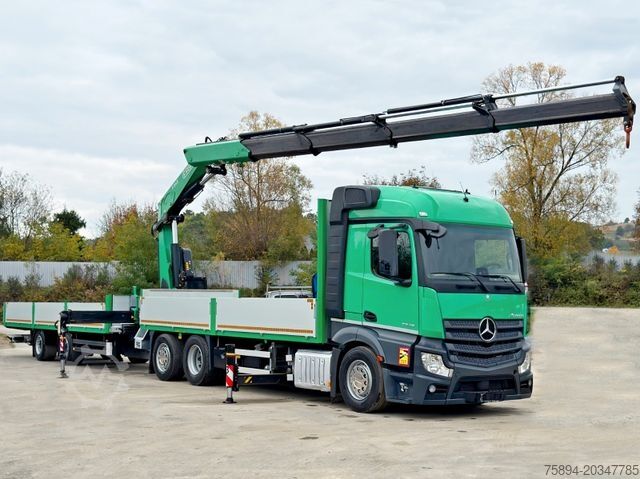 Gru montata su autocarro MERCEDES-BENZ ACTROS 2645* FASSI F345 RA 2.4/FUNK+Anhänger