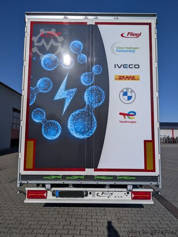 Semi-remorque bâchée Jumbo Fliegl 3-Achs Jumbo Gardinen Sattelauflieger