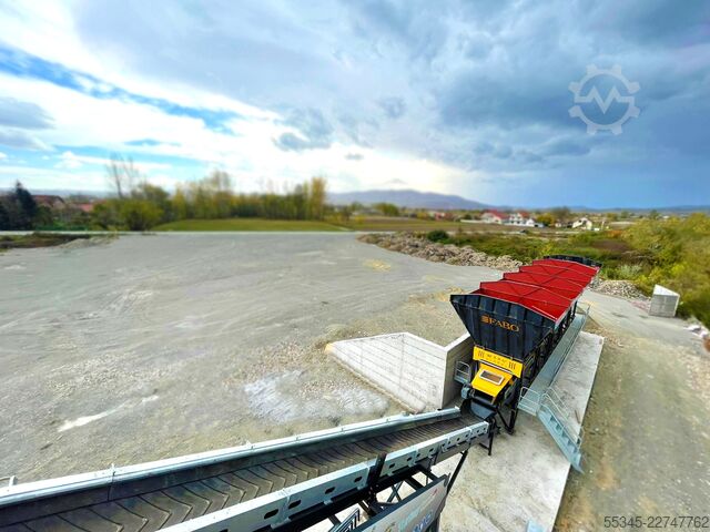  FABO Concrete Batching Plant 110 M3/H Compact Concrete Batching Plant