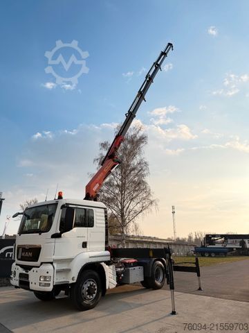 Tractor estándar MAN TGS 18.440 4x4 Kran 20m Seilwinde Greifer FUNK
