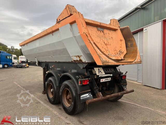 مقطورة نصف قلابة MEILLER MHKS 41/2-G Kippmulde*24m³*Heckschütte*BPW Eco*