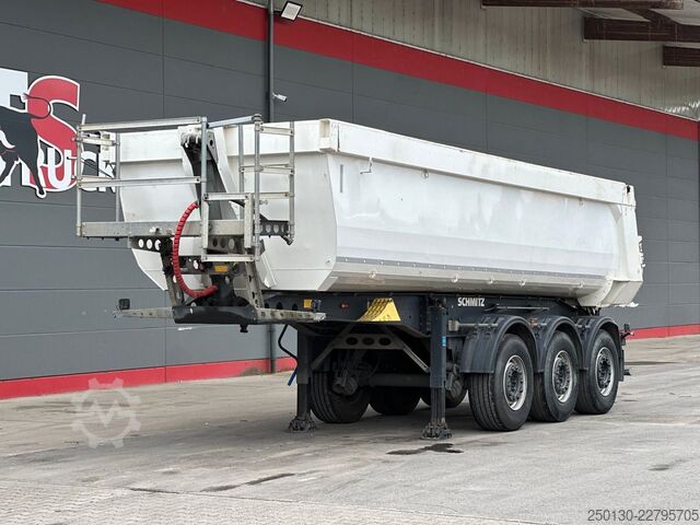 Semi-reboque basculante SCHMITZ CARGOBULL SKI 24 SL7.2 Stahlmulde/Rollplane/Liftachse 1+3