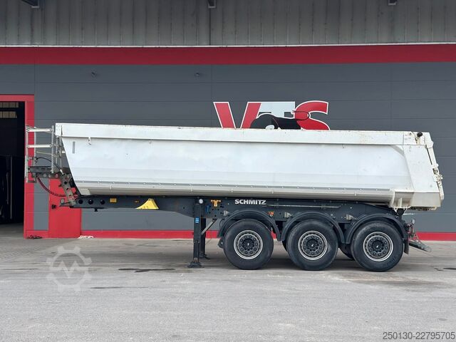 Semi-reboque basculante SCHMITZ CARGOBULL SKI 24 SL7.2 Stahlmulde/Rollplane/Liftachse 1+3