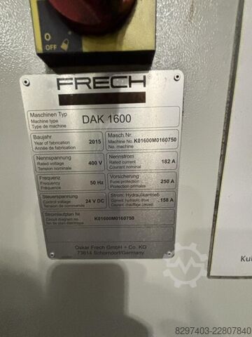 Studenokomorový tlakový licí stroj Frech DAK1600-133