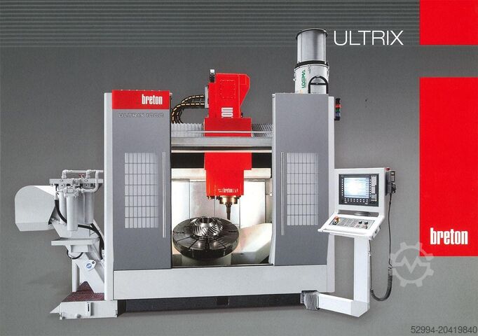 Torno vertical convencional y CNC Breton Ultrix 800 X: 800 - Y: 900 - Z: 600 mm CNC