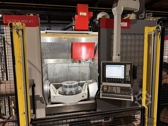 Torno vertical convencional y CNC Breton Ultrix 800 X: 800 - Y: 900 - Z: 600 mm CNC