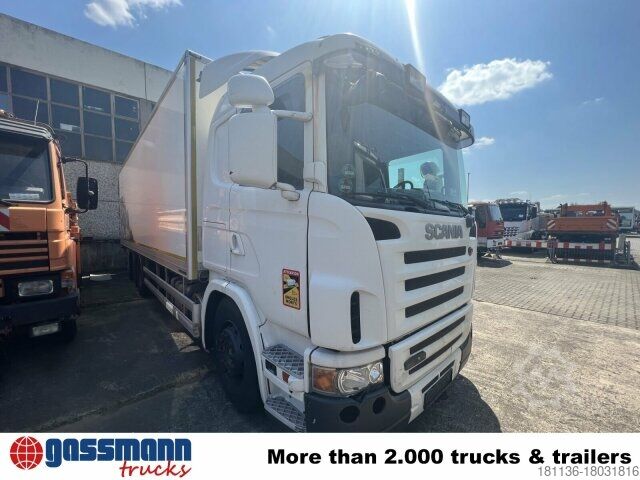Camión caja Scania G420 6x2, Liftachse, Hiab LBW, Motor defekt!