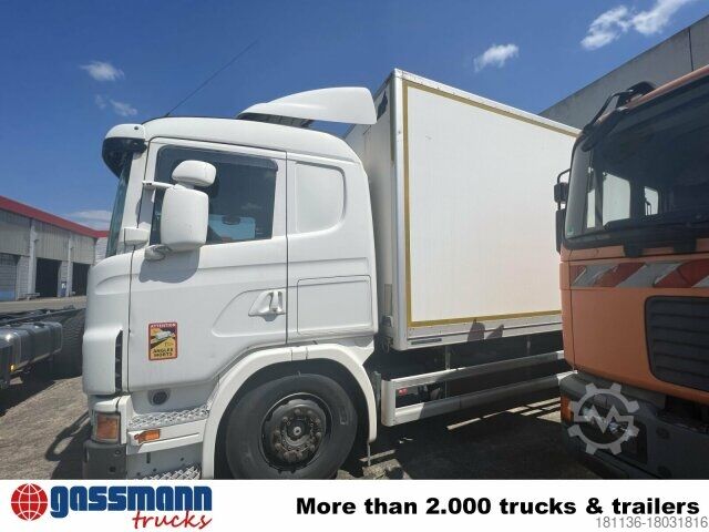 Camión caja Scania G420 6x2, Liftachse, Hiab LBW, Motor defekt!