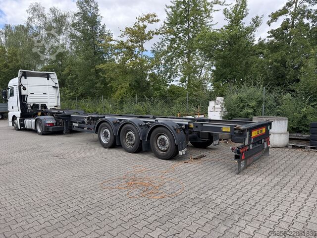 Semirremolque frigorífico web trailer LPRS 24  3 Achs Container- Chassis incl. Generator TranscoolWenig Benutzt
