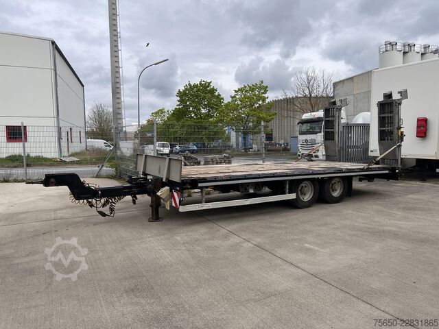Remorque porte-engins surbaissée  tt  Tandemtieflader