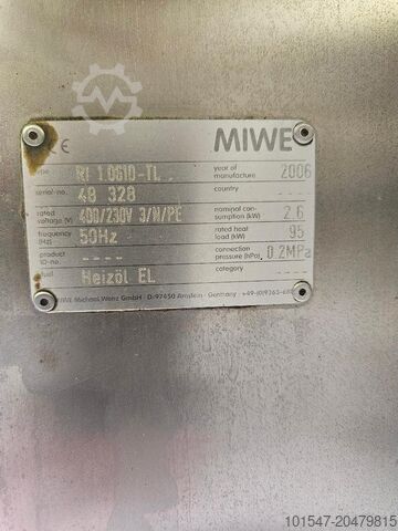 Rotating parts Miwe Roll-in RI 1.0610