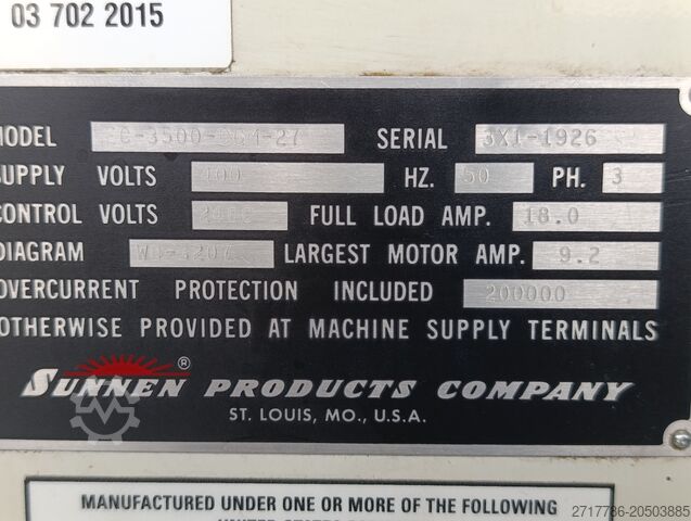 Honing machine / Cross-honing machine Sunnen Eclipse EC-3500-CGM-27