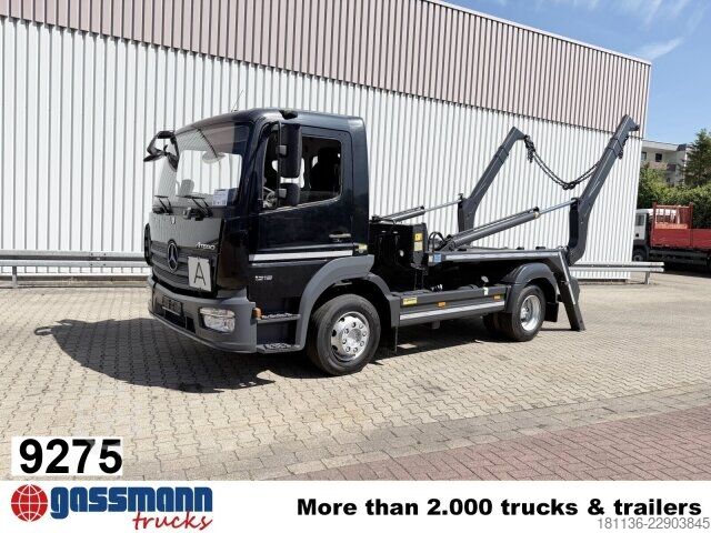 Furgonçinë me kiper Mercedes-Benz Atego 1218/22 K 4x2, Meiller Tele-Absetzer, Funk