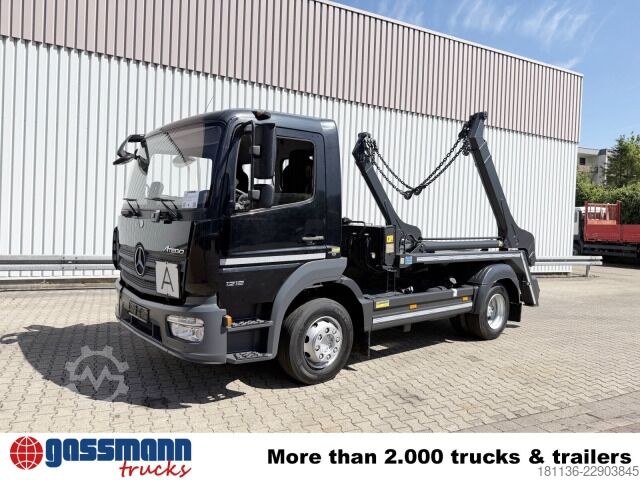 Furgonçinë me kiper Mercedes-Benz Atego 1218/22 K 4x2, Meiller Tele-Absetzer, Funk