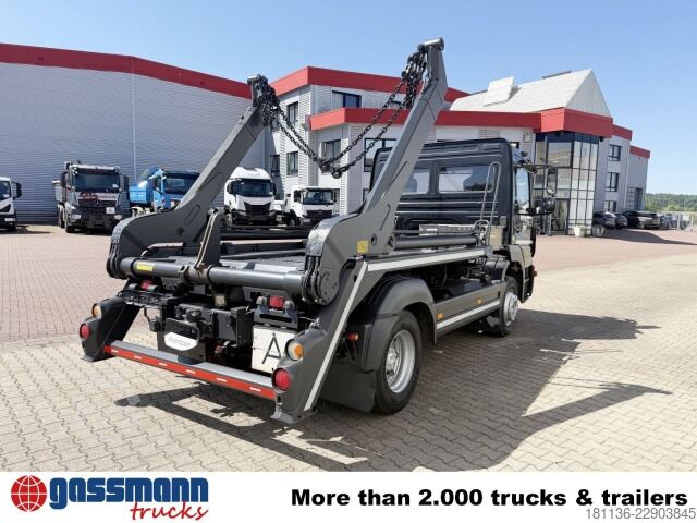 Furgonçinë me kiper Mercedes-Benz Atego 1218/22 K 4x2, Meiller Tele-Absetzer, Funk