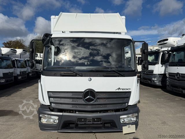 Box van MERCEDES-BENZ ATEGO 818 L Koffer 6,10 m LBW 1 T*171 tkm*AHK