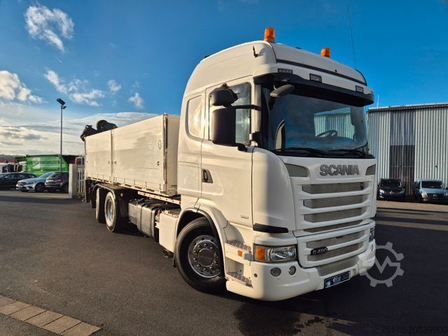 Camión volquete trilateral SCANIA G490 LB6x2*4HNB Palfinger PK 18002-EH D Funk AHK