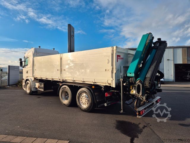 Camión volquete trilateral SCANIA G490 LB6x2*4HNB Palfinger PK 18002-EH D Funk AHK