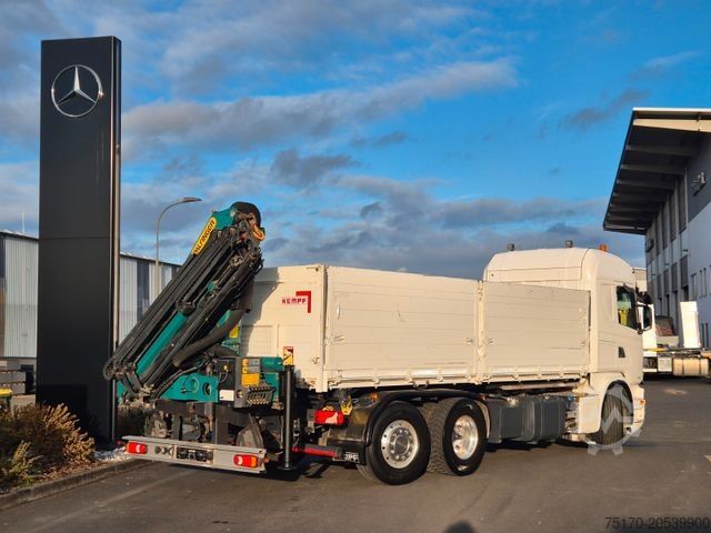 Camión volquete trilateral SCANIA G490 LB6x2*4HNB Palfinger PK 18002-EH D Funk AHK