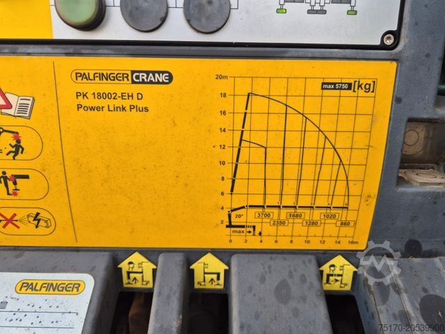 Camión volquete trilateral SCANIA G490 LB6x2*4HNB Palfinger PK 18002-EH D Funk AHK