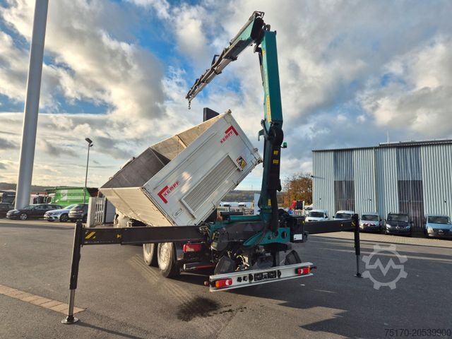 Camión volquete trilateral SCANIA G490 LB6x2*4HNB Palfinger PK 18002-EH D Funk AHK