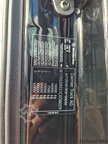 Tracteur routier standard MERCEDES-BENZ Actros 1848 LS Hydraulik Reatarder Standklima