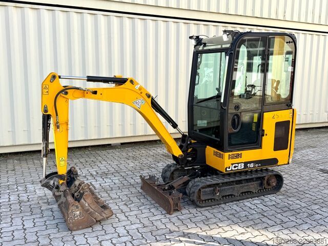 Mini ekskavatorius JCB 16C-1 / 799 H / 3 x Löffel / 2022 BJ