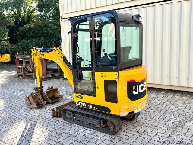 Mini ekskavatorius JCB 16C-1 / 799 H / 3 x Löffel / 2022 BJ