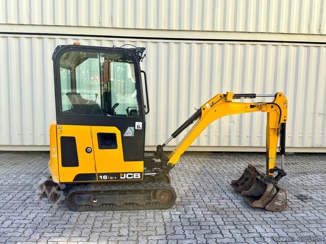 Mini ekskavatorius JCB 16C-1 / 799 H / 3 x Löffel / 2022 BJ
