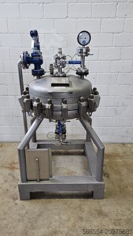 Empilhador de quatro vias Bollazi & Co AG Halar® Druckfilter Nutsche Ø 600 mm