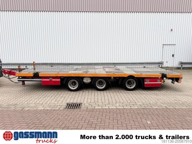 Brandalı açık römork RUFA ZHP 24-32, TwistLock-Verriegelungen, Verzinkt