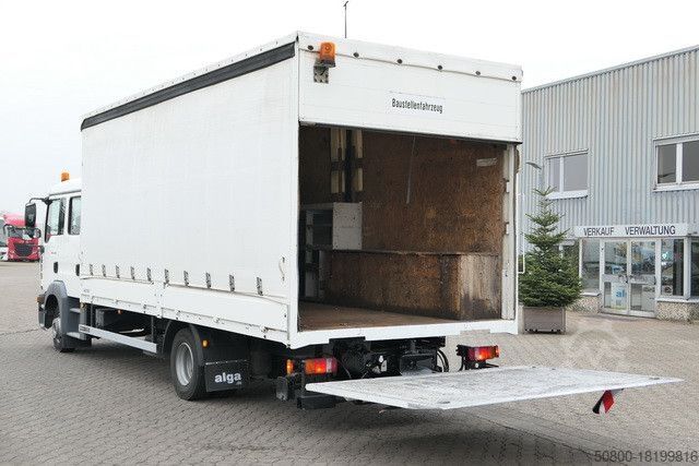 Бортовой грузовик с тентом MAN 12.240 TGL, DOKA, LBW, AHK, Klima, 6 Sitze
