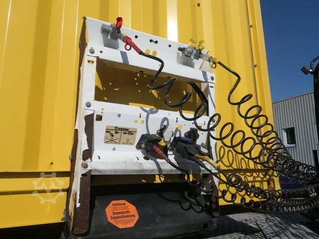 Koffer oplegger KRONE SZ / K, 2-Achser, SAF, Isoliert, Douplex,Rolltor