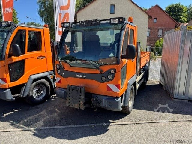Furgón volquete trilateral MULTICAR M31 C 4x4 mit Schneeschild + Silostreuer