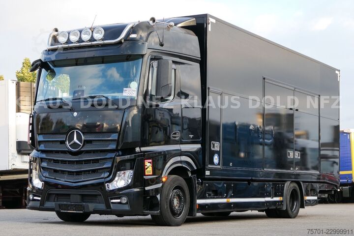 Biltransportlastbil MERCEDES-BENZ Actros 1845 geschloss. Autotransp. Euro 6