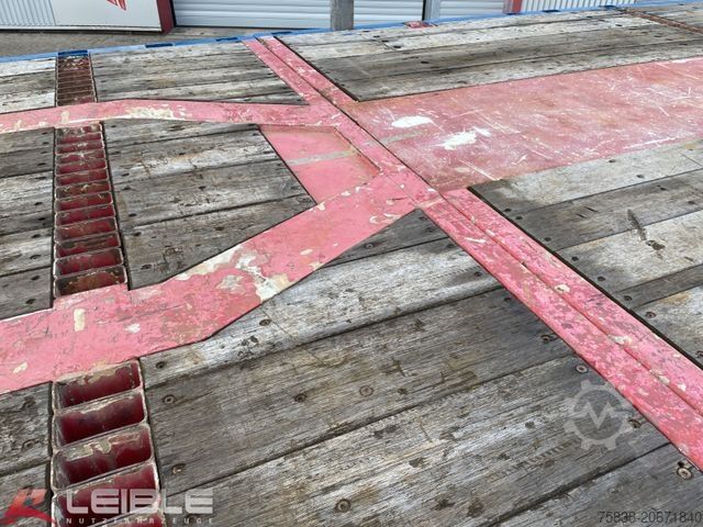 Rơ moóc bán thấp MEUSBURGER MPS-3*Plateau*ausziehbar 4m*§70*3. Achse gelenkt