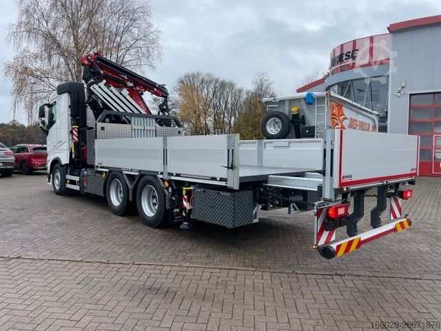LKW mit Pritsche (offen) VOLVO FH500 6x4 Fassi F545RA 2.27 mit Jib und Winde